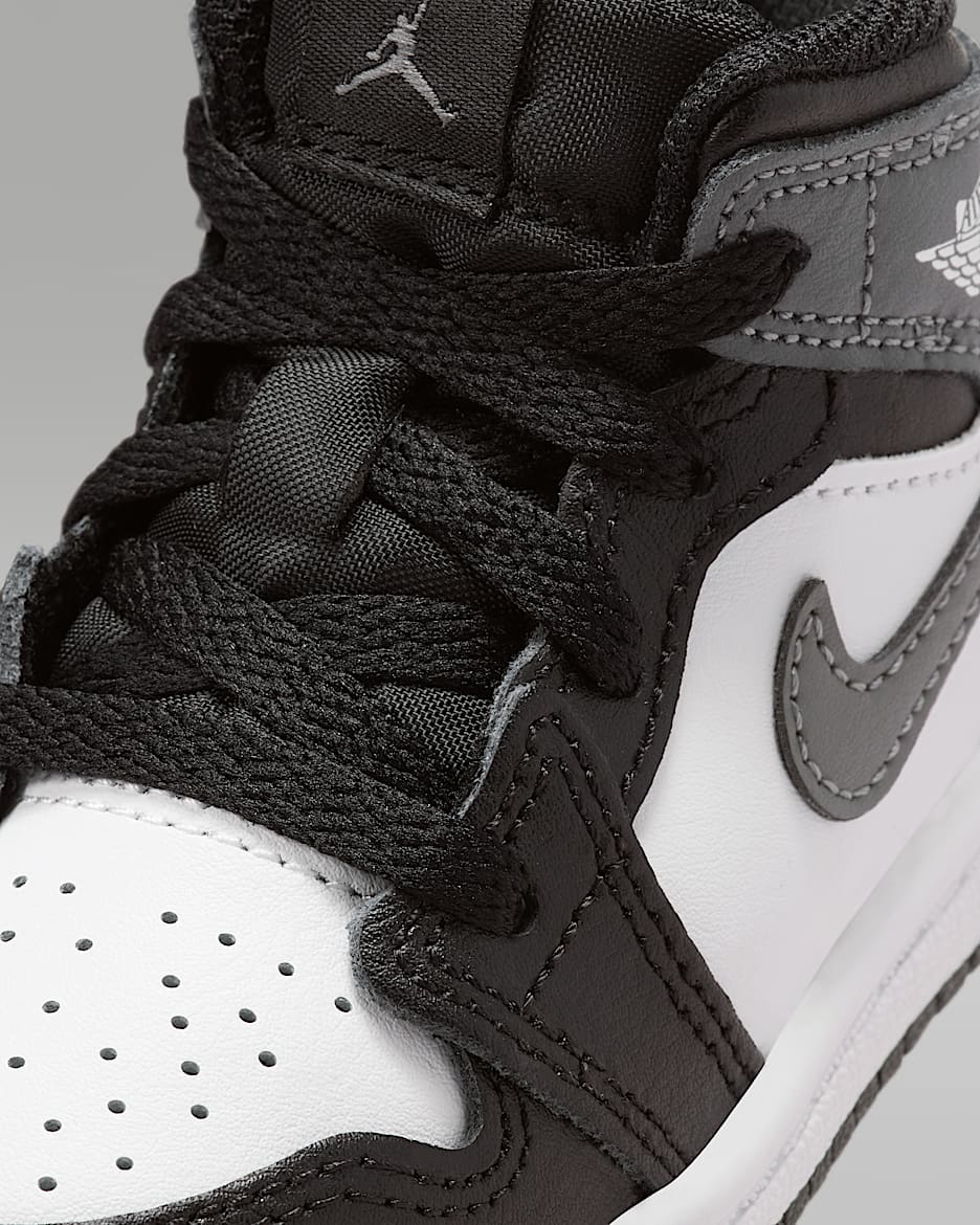 Chaussure Jordan 1 Mid pour Bebe et Petit enfant